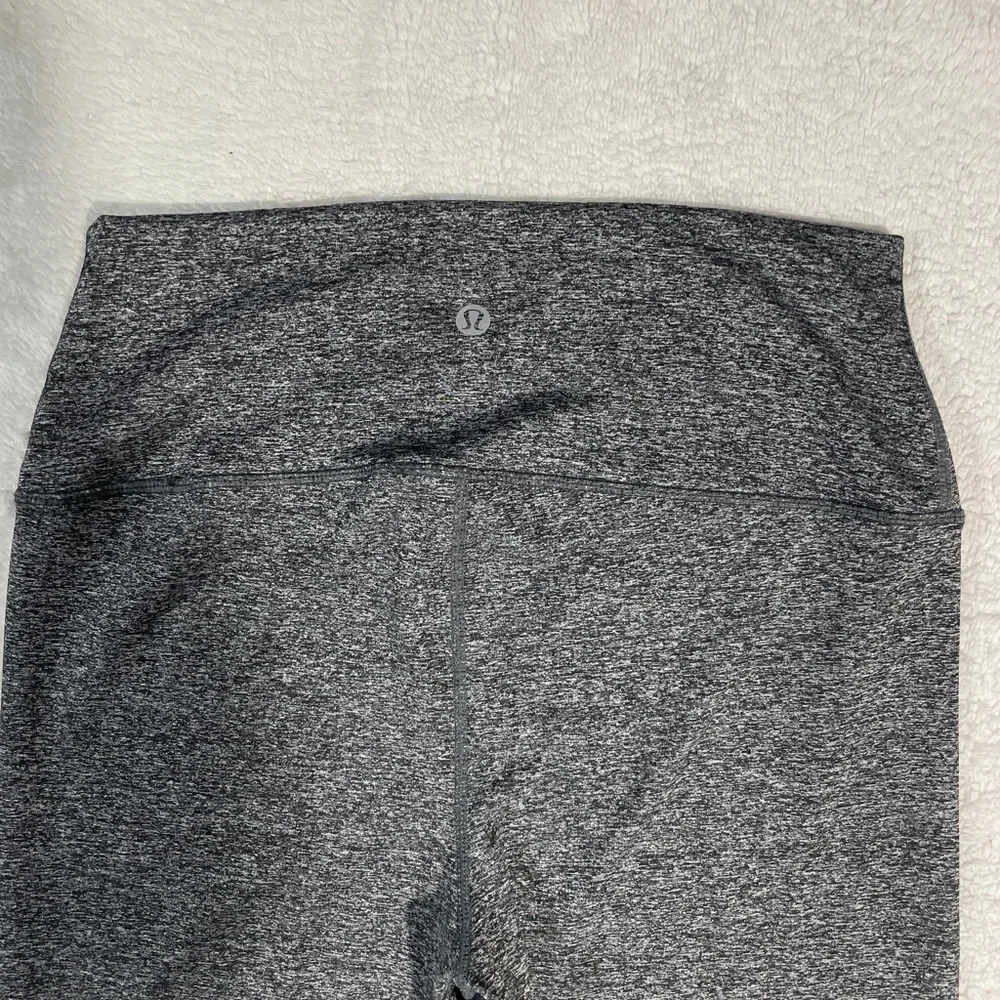 Lululemon Gray High-Waisted Leggings